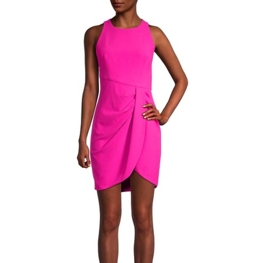 BLACK HALO Brett Mini Dress Pink 8